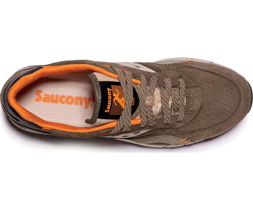 Women's Saucony Shadow 6000 Destination Unknown Originals Olive / Orange | Singapore 079QMAZ